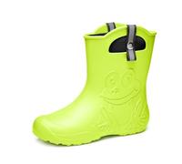 Ladeheid Botas de Agua Mujer Térmicas - Botines Mujer Invierno con Forro Extraíble, Zapatos de Lluvia EVA Ultraligeras, Impermeables y Cálidos para Todo el Año LA-CA-23 (Limón, 38/39 EU)