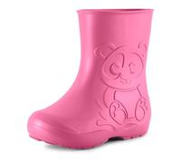 Ladeheid Botas de Agua para Niños en EVA Botas de lluvia impermeables Zapatos de Niña y Niño Calzado de goma infantil Unisexo LA-CA-10 (Rosado, 26/27 EU)