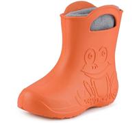 Ladeheid Botas de Agua para Niños en EVA para Invierno de Goma Infantiles con Forro removible Botas Impermeables Calzado para niños y niñas LA-CA-03 (Naranja (151c), 24/25 EU)