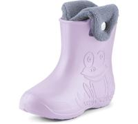 Ladeheid Botas de Agua para niños en EVA Unisexo Botas de Lluvia Forradas Zapatos Infantiles Calzado para Invierno Impermeable Rainboots LA-CA-04 (Lila claro, 30/31 EU)