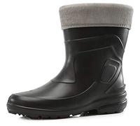 Ladeheid Botas de Agua Termicas en EVA Unisex Niños LA-800-2017 (Negro/Gris, 37 EU)