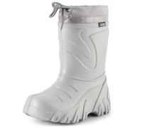 Ladeheid Botas de Agua Termicas en EVA Unisex Niños Niñas Grizzly 835 (Gris/Destello, 36/37 EU)