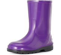 Ladeheid Botas de Agua Zapatos con Suela Antideslizante Botas de Goma Lluvia para Niña Unisex Rainboots de Caucho para Niños Botines para Niñas LA-939 (Morado, 27 EU)