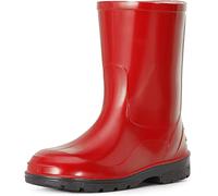 Ladeheid Botas de Agua Zapatos con Suela Antideslizante Botas de Goma Lluvia para Niña Unisex Rainboots de Caucho para Niños Botines para Niñas LA-939 (Rojo-2, 28 EU)