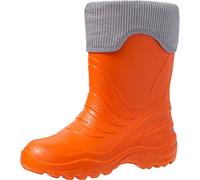 Ladeheid Botas de goma térmicas Eva para niños, ligeras, forradas LA-861, Orange151c Gris, 34/35 EU
