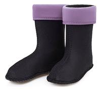 Ladeheid Calcetines Termicos EVA Botas de Agua Unisexo Niños Niñas KL045 (Morado, 31 EU)