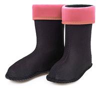 Ladeheid Calcetines Termicos EVA Botas de Agua Unisexo Niños Niñas KL045 (Rosa, 22 EU)