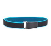 Ladeheid Cinturón Elástico para Niños 0-15 Años 32-90 cm P15 (Negro/Azul, 8-15 Años)