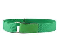 Ladeheid Cinturón Elástico para Niños 0-15 Años 32-90 cm P15 (Verde, 8-15 Años)