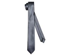 Ladeheid Corbata clásica para hombre, brillante, perfecta para la oficina y celebraciones, colores variados - Ideal para reuniones de negocios, bodas TMS-5 (150cm x 5cm, Negro)