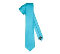 Ladeheid Corbata clásica para hombre, mate, perfecta para la oficina y celebraciones, colores variados - Ideal para reuniones de negocios, bodas TMM-8 (150cm x 8cm, Turquesa)