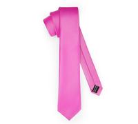 Ladeheid Corbata clásica para hombre, mate, perfecta para la oficina y celebraciones, colores variados - Ideal para reuniones de negocios, bodas TMM-7 (150cm x 7cm, Rosa)