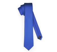Ladeheid Corbata clásica para hombre, mate, perfecta para la oficina y celebraciones, colores variados - Ideal para reuniones de negocios, bodas TMM-8 (150cm x 8cm, Azul)