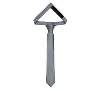 Ladeheid Corbata para niños para chicos - Aspecto elegante brillante, Pre-atada con cierre de velcro, Perfecta para ocasiones especiales - Corbata de clip estilosa TKS (31cm x 4cm, Grafito)