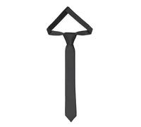 Ladeheid Corbata para niños para chicos - Aspecto elegante mate, Pre-atada con cierre de velcro, Perfecta para ocasiones especiales - Corbata de clip estilosa TKM (31cm x 4cm, Negro)