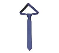 Ladeheid Corbata para niños para chicos - Aspecto elegante mate, Pre-atada con cierre autoadherente, Perfecta para ocasiones especiales - Corbata de clip estilosa TKM (31cm x 4cm, Azul Marino)