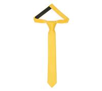 Ladeheid Corbata para niños para chicos - Aspecto elegante mate, Pre-atada con cierre de velcro, Perfecta para ocasiones especiales - Corbata de clip estilosa TKM (31cm x 4cm, Miel)