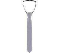 Ladeheid Corbata Unisexo Niños KJ (31cm x 4cm, Plata)