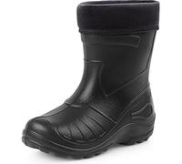 Ladeheid EVA Botas de Agua Unisexo Niños Niñas KL050 (Negro, 24 EU)