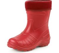 Ladeheid EVA Botas de Agua Unisexo Niños Niñas KL050 (Rojo, 32 EU)