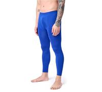 Ladeheid Leggins Térmicos para Invierno Calzonzillos Pantalón Térmico para Hombre Mallas Deportivas Leggings Sin Costuras Snowboard Esquís LA40-260 (Azul, L)
