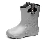 Ladeheid Niños Botas de Goma Ultraligeras con Forro Térmico para Niñas y Niños Antideslizantes Botas de Lluvia Zapatos para Lluvia LA-CA-Frog245 (Verde Oliva, 34/35 EU)