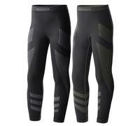 Ladeheid Pack de 2 Calzoncillos Térmicos Largos Ropa Interior Unisexo Niños LAGI008 (Pack de 2 Grafito/Khaki, 134-140)