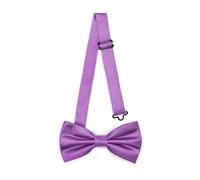 Ladeheid Pajarita elegante para hombre - brillante, ajustable, perfecta para boda, fiesta, oficina. Ideal para hombres, mujeres, adolescentes BMS (12cm x 6cm, Violeta)