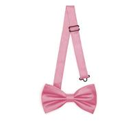 Ladeheid Pajarita elegante para hombre - brillante, ajustable, perfecta para boda, fiesta, oficina. Ideal para hombres, mujeres, adolescentes BMS (12cm x 6cm, Rosa)