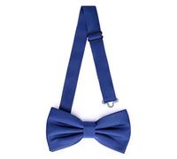 Ladeheid Pajarita elegante para hombre - mate, ajustable, perfecta para boda, fiesta, oficina. Ideal para hombres, mujeres, adolescentes - Un gran regalo BMM (12cm x 6cm, Azul)