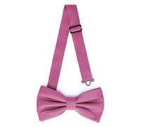 Ladeheid Pajarita elegante para hombre - mate, ajustable, perfecta para boda, fiesta, oficina. Ideal para hombres, mujeres, adolescentes - Un gran regalo BMM (12cm x 6cm, Rosa)