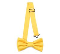 Ladeheid Pajarita para niños - Preatada, banda ajustable, diseño mate, ideal para bodas, cumpleaños, inicio escolar - Resistente y elegante BKM (10cm x 5cm, Miel)
