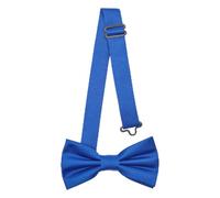 Ladeheid Pajarita para niños - Preatada, banda ajustable, diseño mate, ideal para bodas, cumpleaños, inicio escolar - Resistente y elegante BKM (10cm x 5cm, Azul)