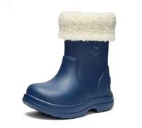 Ladeheid x Camminare Botas de Agua Niña y Niño para Invierno - Zapatos de Lluvia Térmicos con Forro Extraíble, Calzado Infantil Impermeable, Bota de Goma para Niños LA-CA-19 (Azul Marino, 34/35 EU)