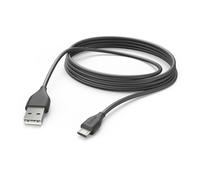 Ladekabel, USB-A - Micro-USB, 3 m, Schwarz