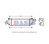 Ladeluftkühler EISENFELS Para Volvo V50 MW C30 542 544 227000N