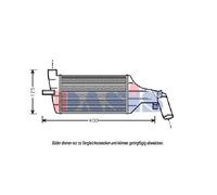AKS DASIS Intercooler para Opel Astra G Caravan F35_ F48_ F08_ F69_ 157009N