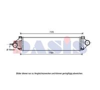 Ladeluftkühler Intercooler Loteados para Ford C-Max II Grand Focus III Turnier