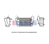 Ladeluftkühler Intercooler para Audi A4 Avant 8E5 B6 8ED 8E2 487250N