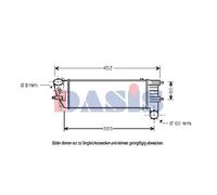 Ladeluftkühler Intercooler para Citroën C5 I Break DE_ DC_ RE_ 067080N