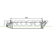 Ladeluftkühler Intercooler para Dacia Sandero Duster 1.5 dCi EISENFELS