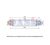 Ladeluftkühler Intercooler para Opel Mokka/Mokka X y Chevrolet Trax 157051N