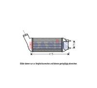 Ladeluftkühler Intercooler para Peugeot 3008 308 CC RCZ 167015N