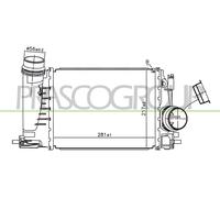 Ladeluftkühler LLK para Nissan Qashqai II Cerrado 1.3 DiG-T J11