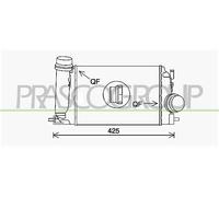 Ladeluftkühler LLK Para Renault Kadjar 1.2 TCe 130 1.5 dCi 110 Megane IV HA