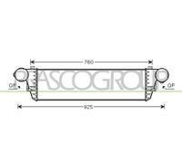 Ladeluftkühler para Mercedes C-Klasse W203 S203 CL203 66 66 LLK