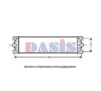 Ladeluftkühler para Opel Movano Pritsche/Fahrgestell Combi 187014N