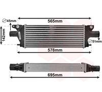 Ladeluftkühler para Suzuki SX4 GY 2.0 DDiS 4x4 Fiat Sedici FY_ D Multijet