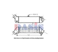 Ladeluftkühler para VW Caddy II Kombi 9K9B Polo Variant 6KV5 9K9A