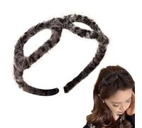 Ladera banda para el cabello | Tabilla para el cuidado de la piel en de gafas - Hoop de cabello estampado de leopardo de moda para mujeres y niñas, cabello